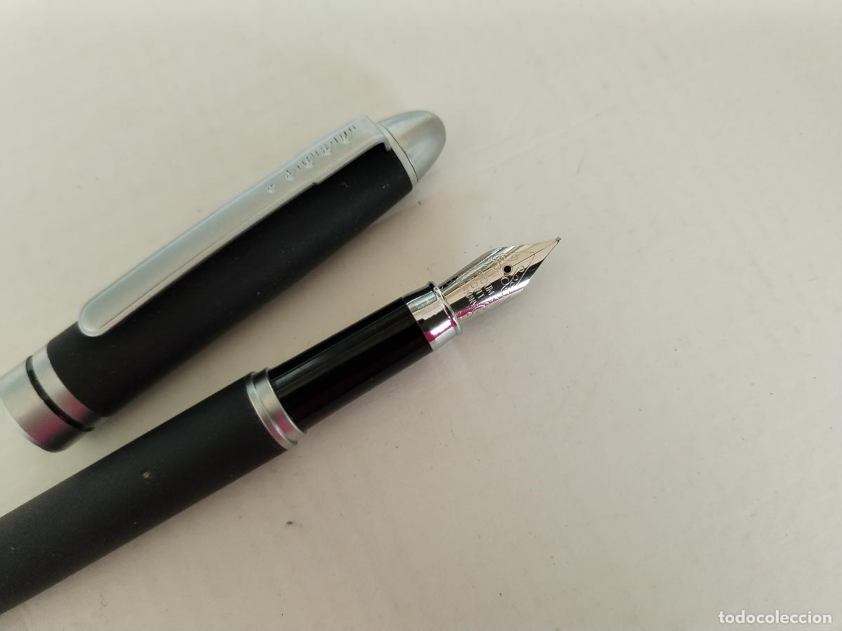 Plumas estilogr&aacute;ficas antiguas: pluma estilografica germany negra - Foto 2