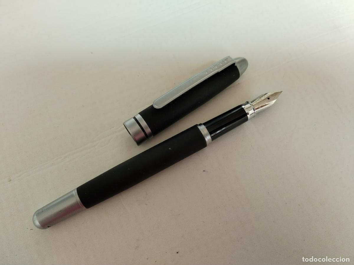 Plumas estilogr&aacute;ficas antiguas: pluma estilografica germany negra - Foto 3