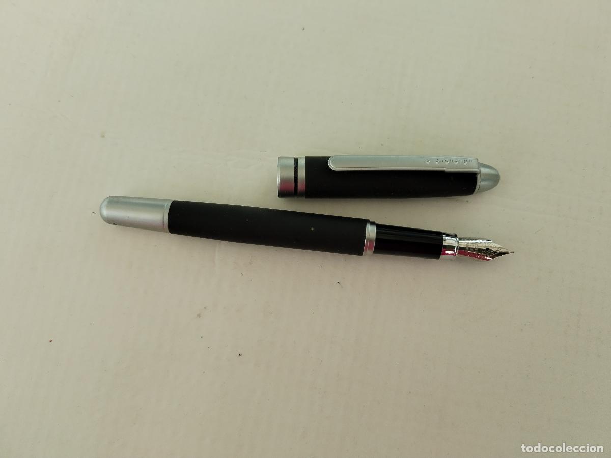 Plumas estilogr&aacute;ficas antiguas: pluma estilografica germany negra - Foto 1