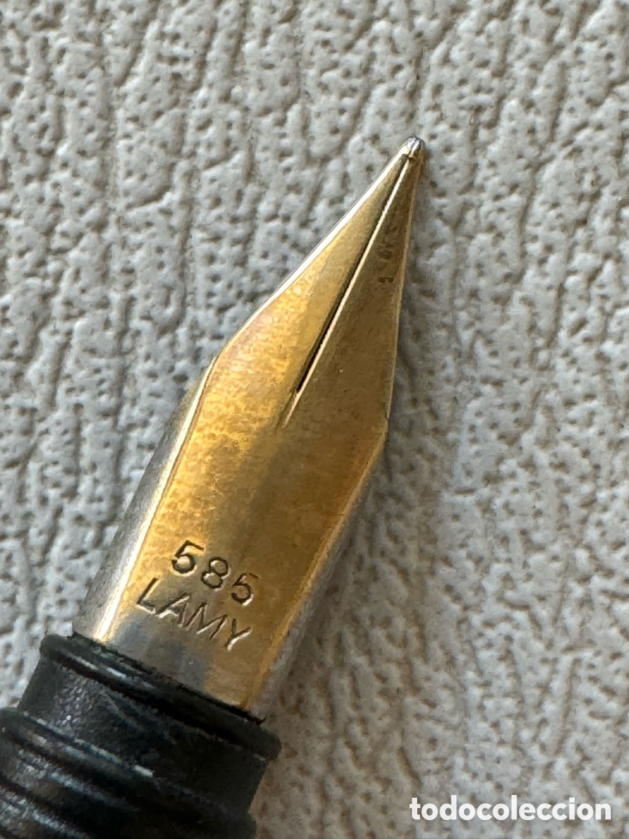 Alte F&uuml;llfederhalter: Pluma estilogr&aacute;fica Lamy plumin oro 585 relaci&oacute;n montblanc pelikan aurora