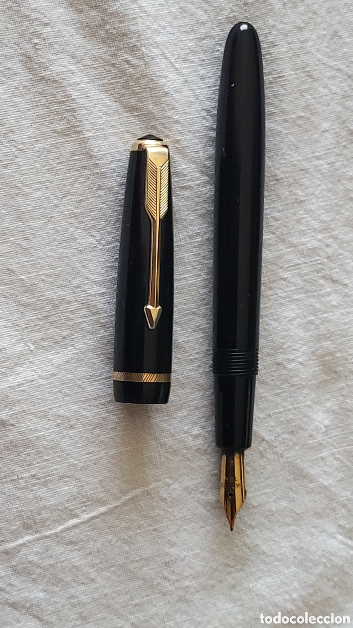 Plumas estilogr&aacute;ficas antiguas: PLUMA PARKER ORO 18K - Foto 4
