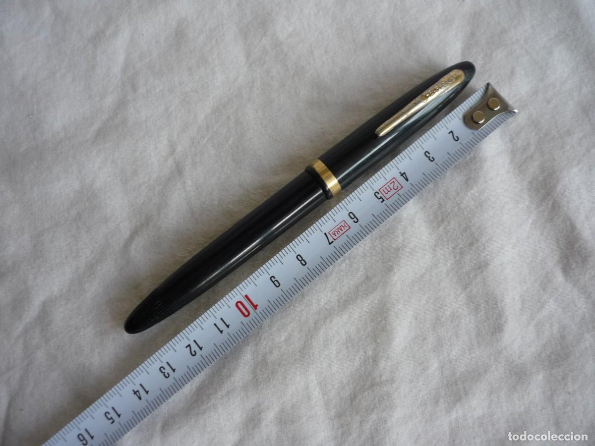 Plumas estilogr&aacute;ficas antiguas: Pluma estilogr&aacute;fica Sheaffers plum&iacute;n 23, 14 kt - Foto 14