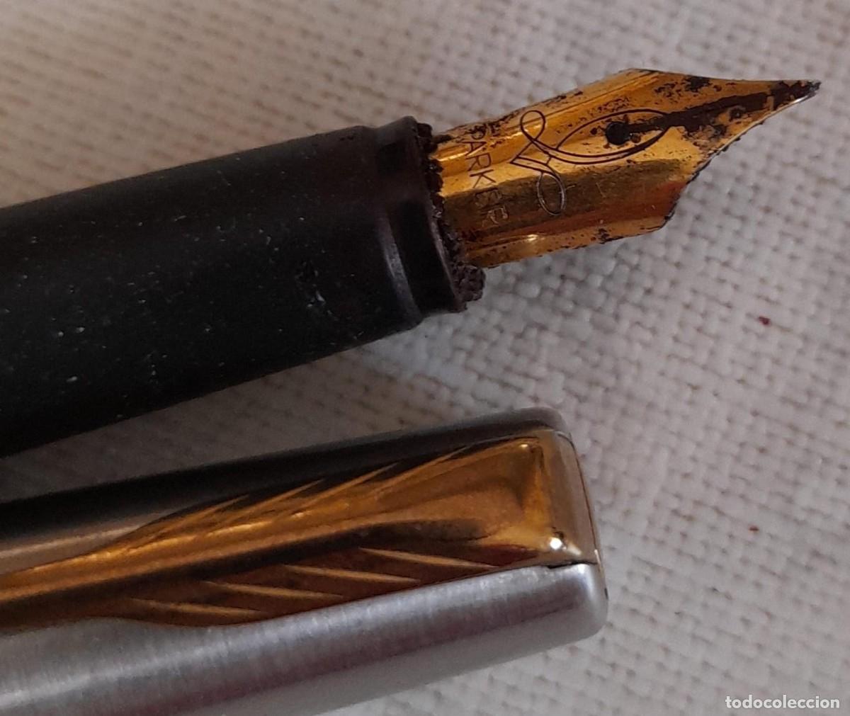 Plumas estilogr&aacute;ficas antiguas: PLUMA ESTILOGR&Aacute;FICA PARKER FRONTIER - Foto 2