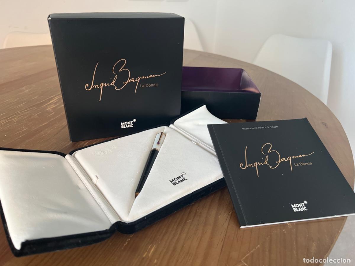 Plumas estilogr&aacute;ficas antiguas: Pluma Montblanc Ingrid Bergman - Foto 1