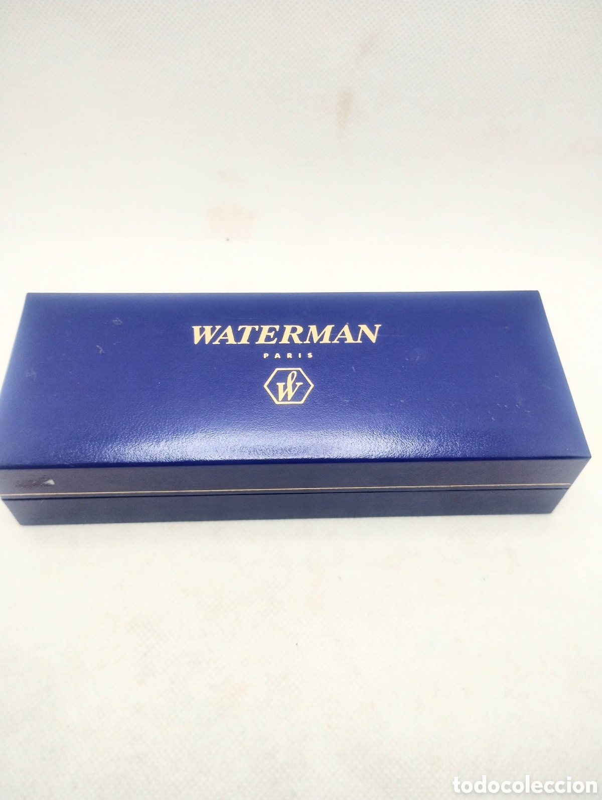 Plumas estilogr&aacute;ficas antiguas: Pluma waterman con estuche original - Foto 7