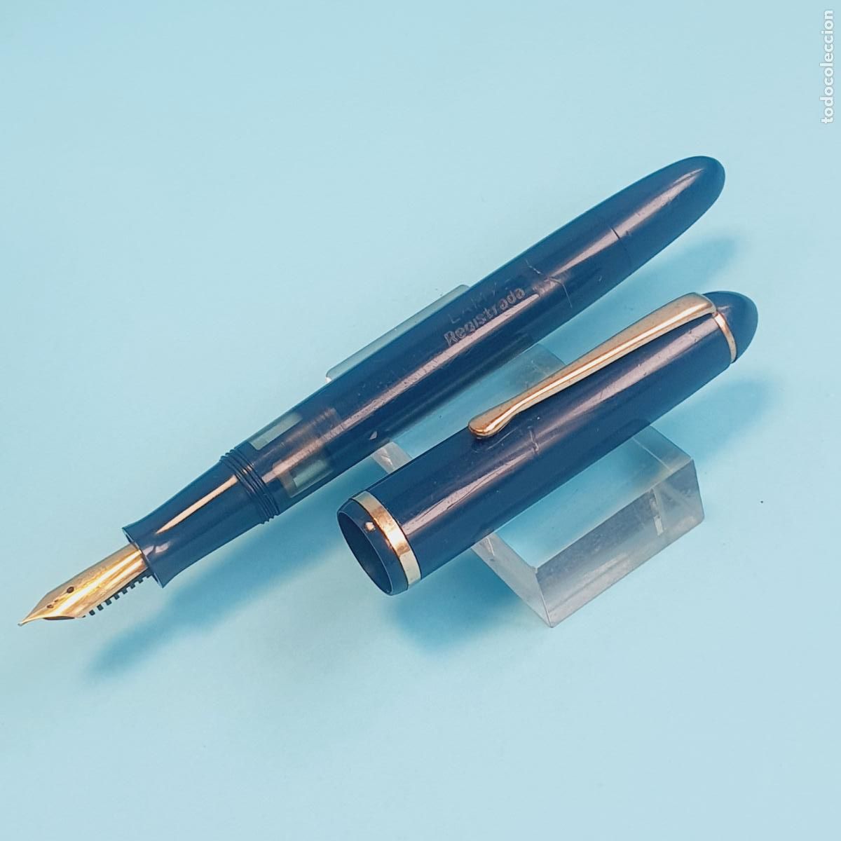 Plumas estilogr&aacute;ficas antiguas: 14007*PLUMA EST-LAMY 620 F REGISTRADA-TARA-TIENE BARRIL RESTAURADO PERFECTO-ESTABA ROTO-FUNCIONA