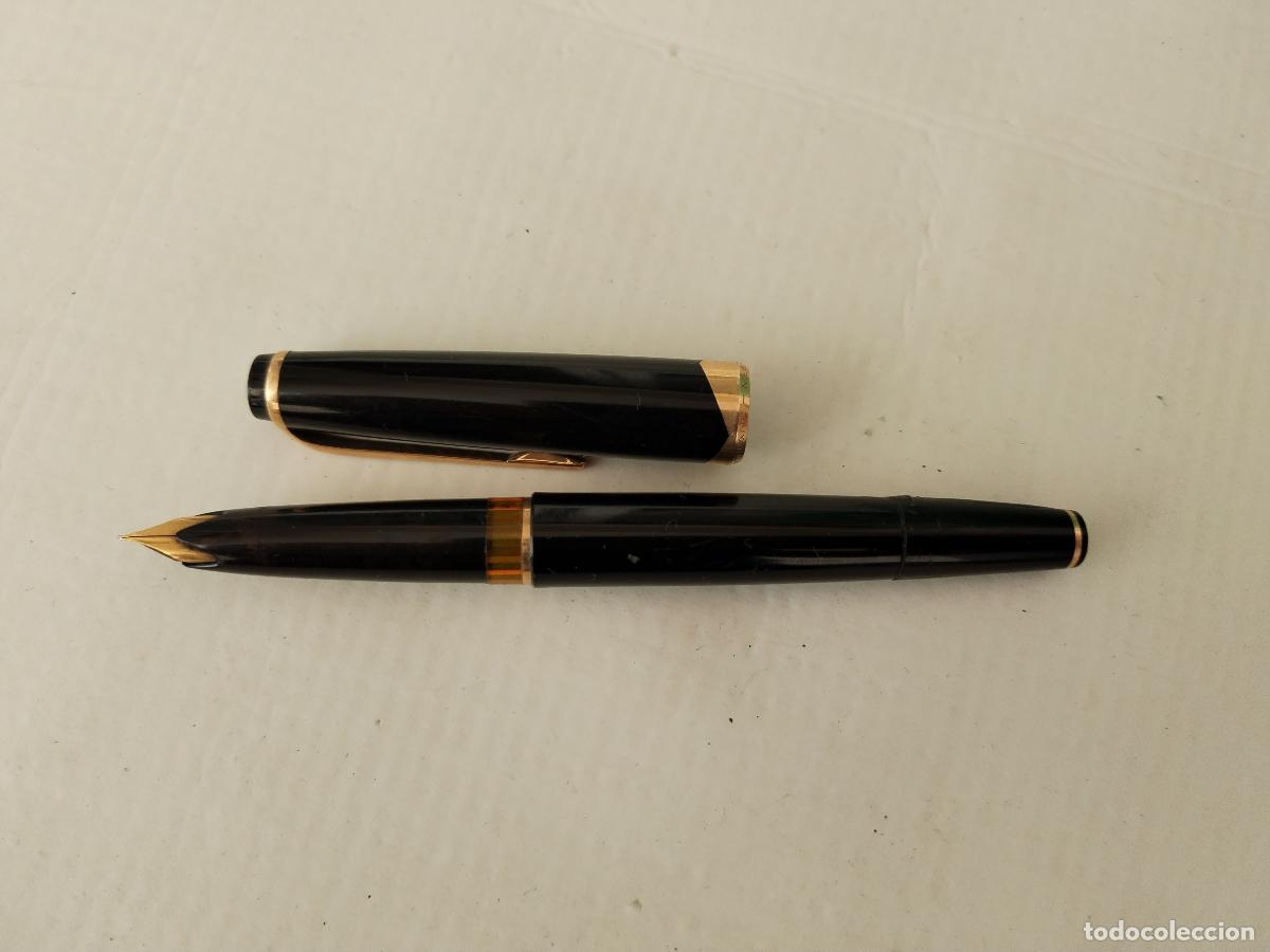 Plumas estilogr&aacute;ficas antiguas: pluma estilografica mont blanc - Foto 2