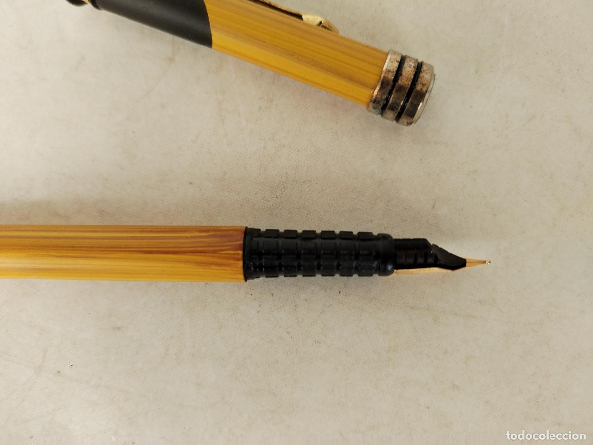 Plumas estilogr&aacute;ficas antiguas: pluma estilografica platinium point oro - Foto 7