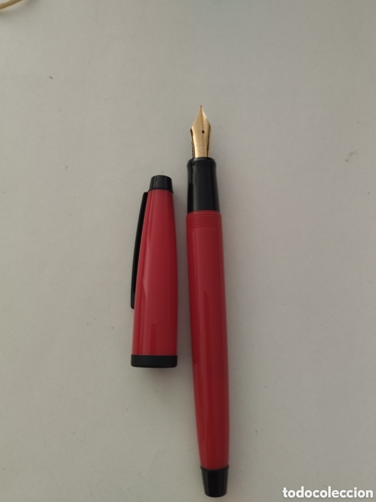 Plumas estilogr&aacute;ficas antiguas: CROSS pluma estilogr&aacute;fica rojo - Foto 2