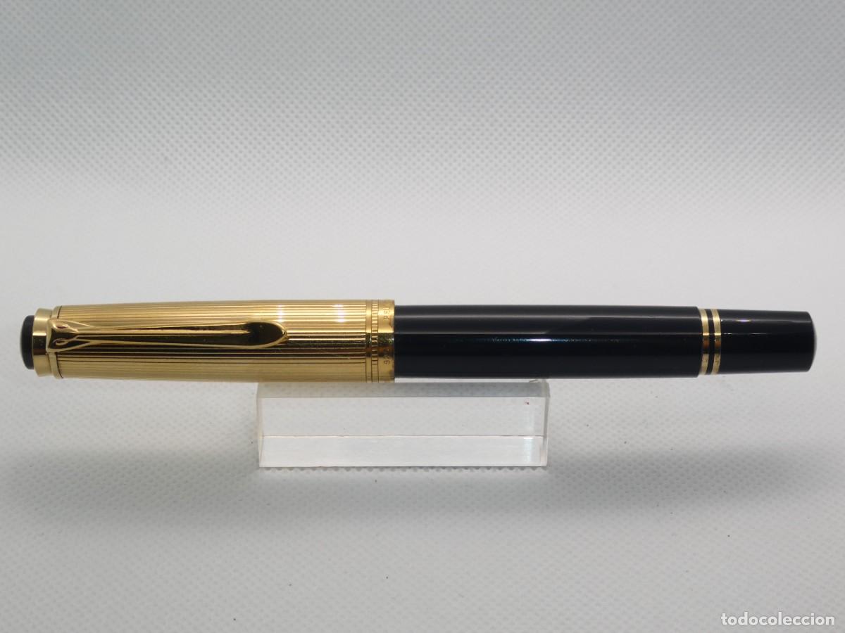 Plumas estilogr&aacute;ficas antiguas: Pluma Pelikan M650 Negra B - Foto 1