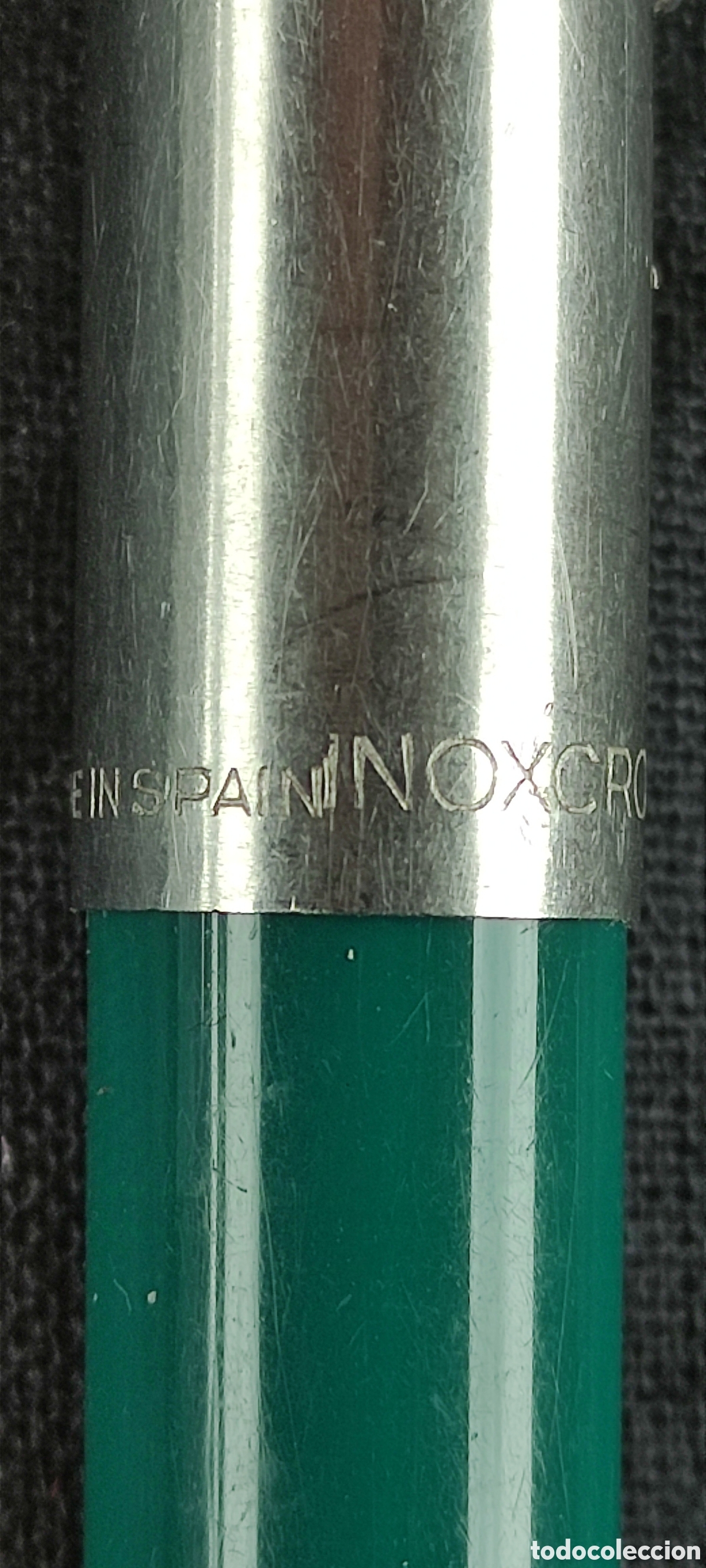 Plumas estilogr&aacute;ficas antiguas: Pluma Inoxcrom 77,- plumin INLAID - Foto 2