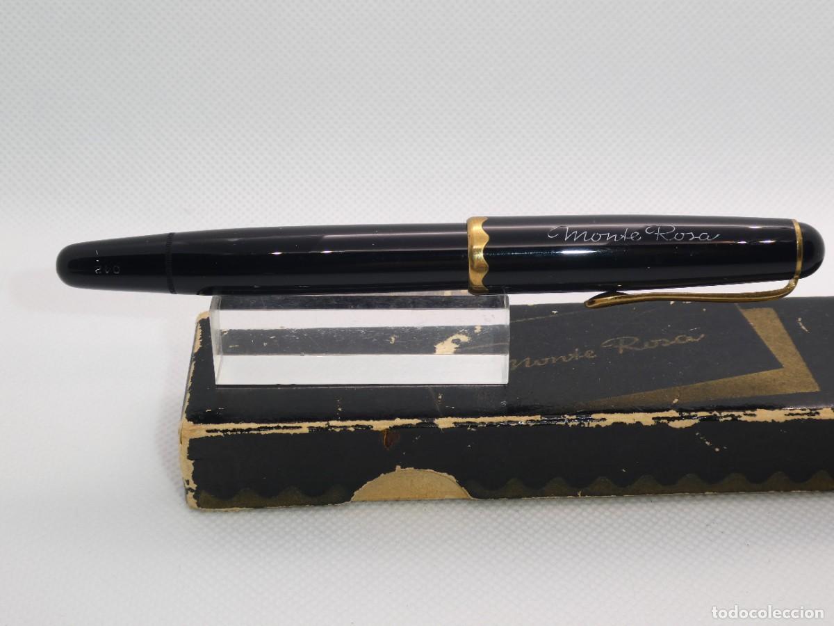 Plumas estilogr&aacute;ficas antiguas: Pluma Montblanc Monte Rosa 042 OB - Foto 1