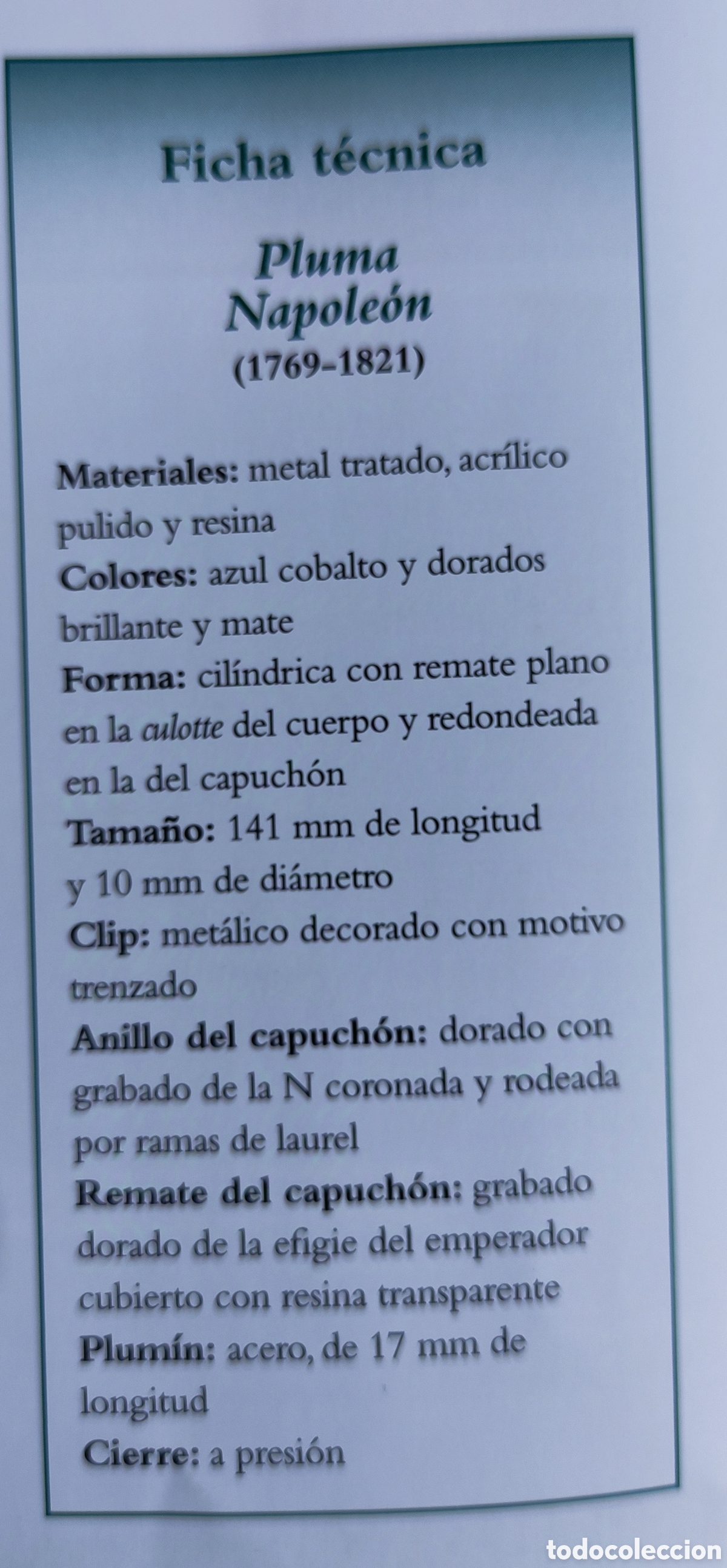 Plumas estilogr&aacute;ficas antiguas: Pluma estilografica Napole&oacute;n - Foto 2