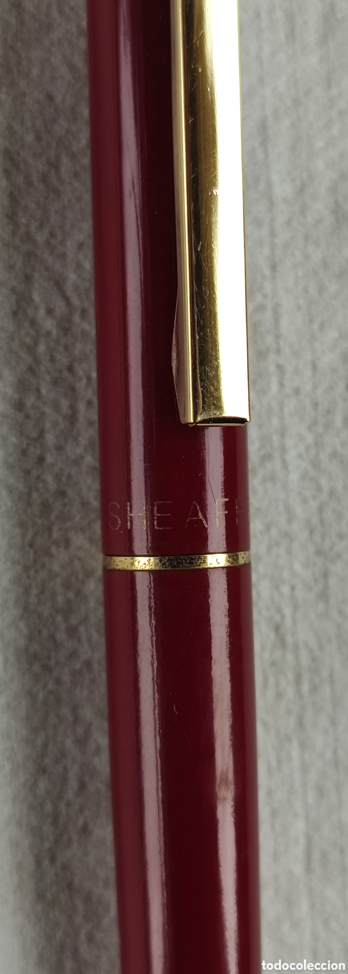 Plumas estilogr&aacute;ficas antiguas: Pluma estilografica Sheaffer Fine - Foto 4