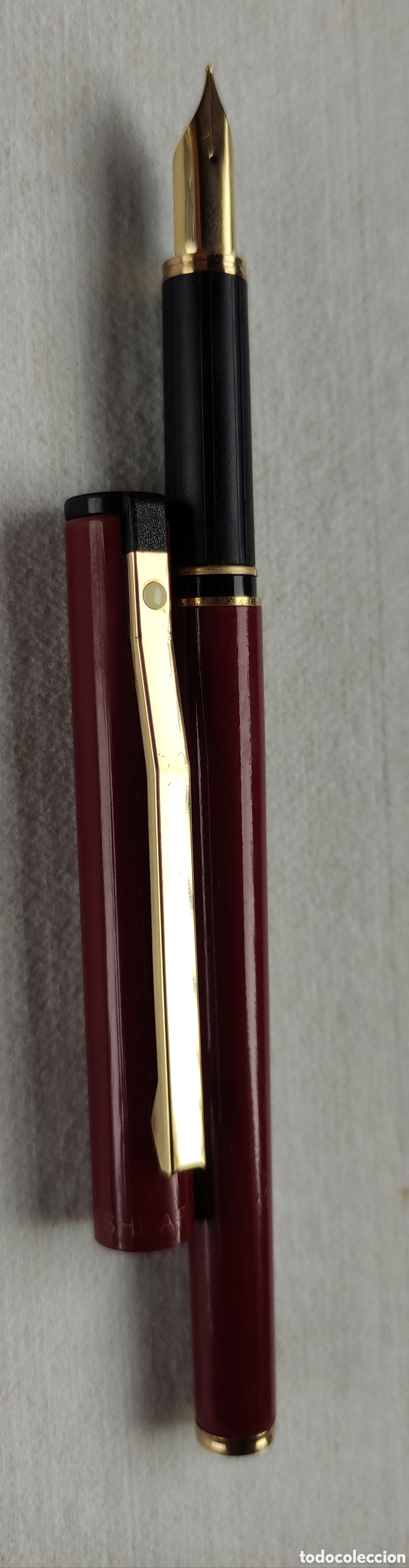 Plumas estilogr&aacute;ficas antiguas: Pluma estilografica Sheaffer Fine - Foto 5