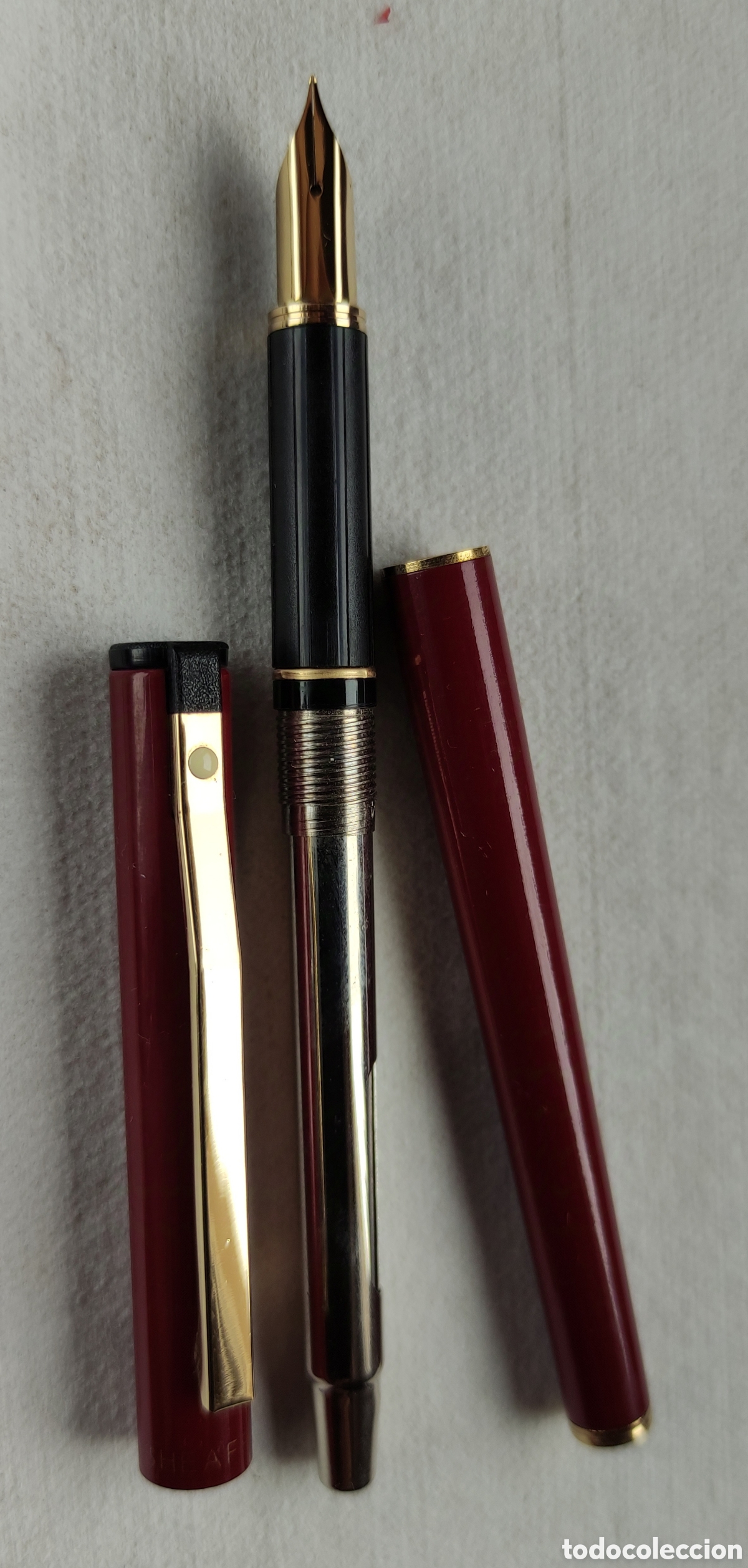 Plumas estilogr&aacute;ficas antiguas: Pluma estilografica Sheaffer Fine - Foto 8