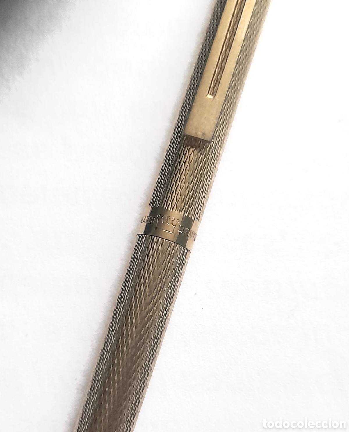 Plumas estilogr&aacute;ficas antiguas: PLUMA SHEAFFER EN ORO 14K. - Foto 2