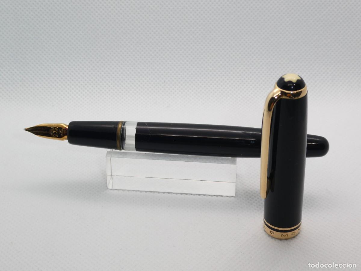 Plumas estilogr&aacute;ficas antiguas: Pluma Montblanc 254 Plumin OM - Foto 2