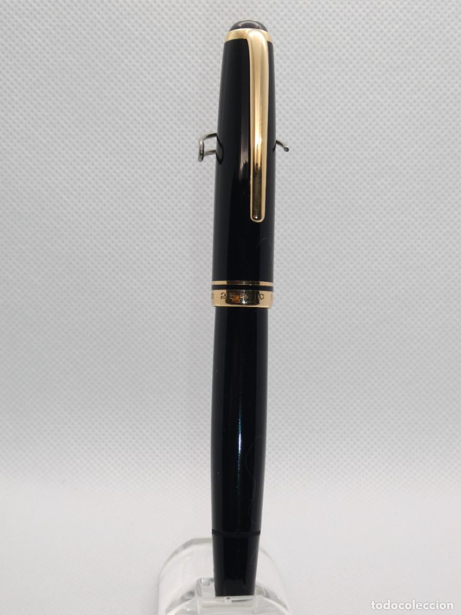 Plumas estilogr&aacute;ficas antiguas: Pluma Montblanc 254 Plumin OM - Foto 5