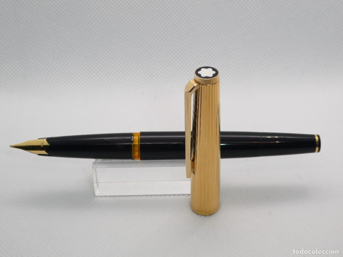 Plumas estilogr&aacute;ficas antiguas: Pluma Montblanc 227 Plum&iacute;n M - Foto 2