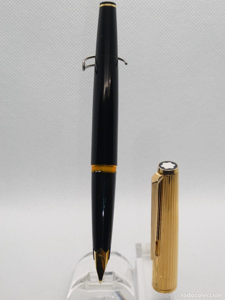 Plumas estilogr&aacute;ficas antiguas: Pluma Montblanc 227 Plum&iacute;n M - Foto 3