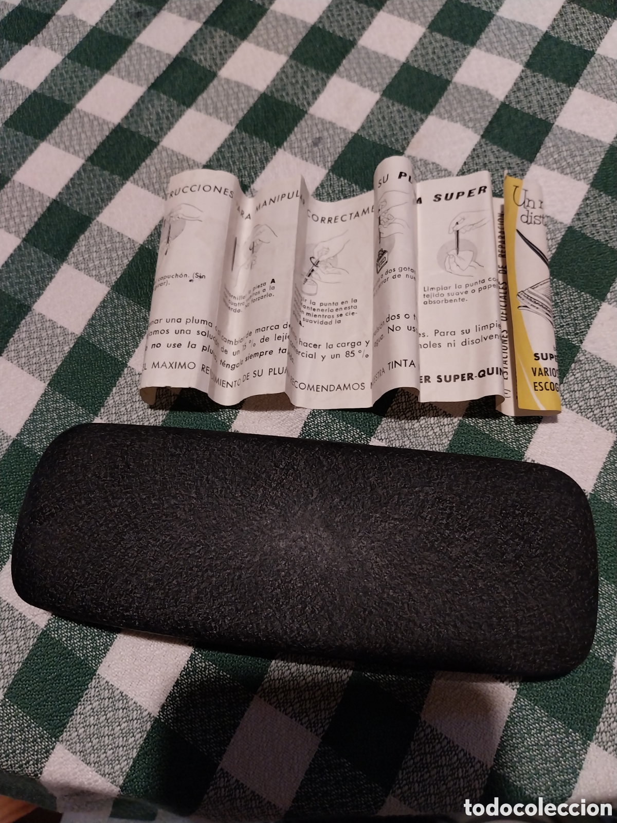 Plumas estilogr&aacute;ficas antiguas: Pluma super T Gester con su estuche - Foto 7