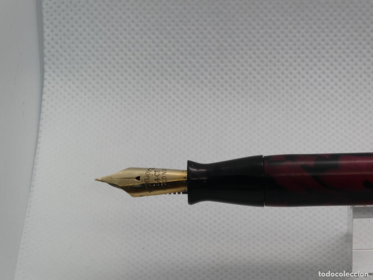 Plumas estilogr&aacute;ficas antiguas: Pluma de Escritorio Montjoys - Foto 3
