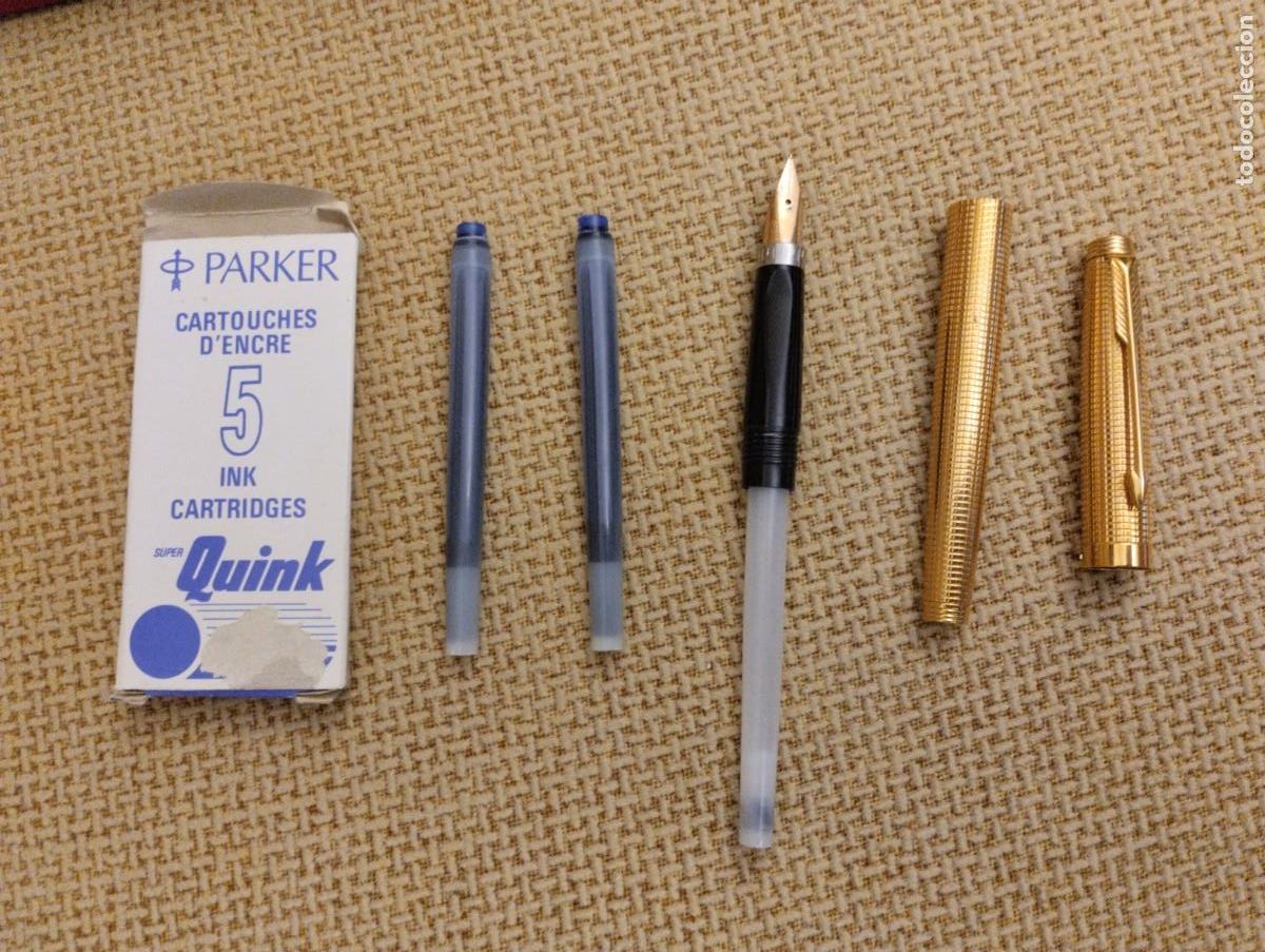 Plumas estilogr&aacute;ficas antiguas: Pluma Parker antigua - Foto 2