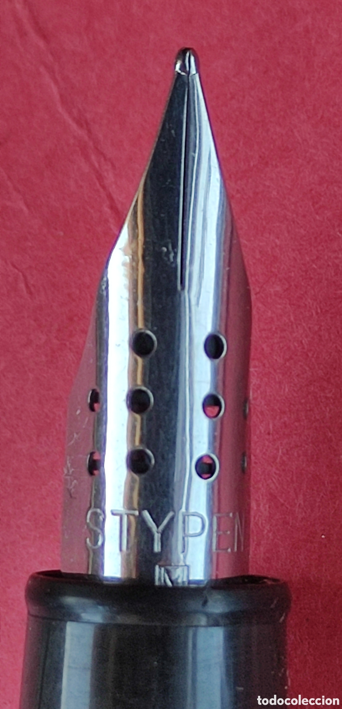 Plumas estilogr&aacute;ficas antiguas: Pluma estilografica Stypen retractil - Foto 8