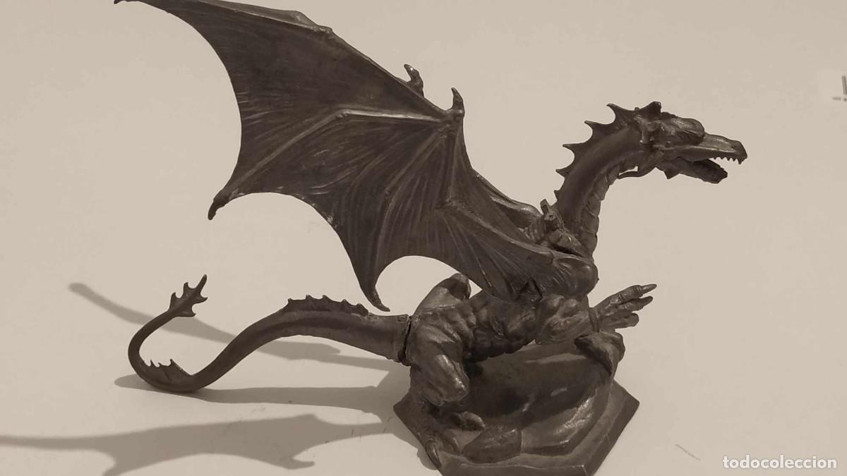 Plumas estilogr&aacute;ficas antiguas: dragon plomo 1988 warhammer - Foto 2
