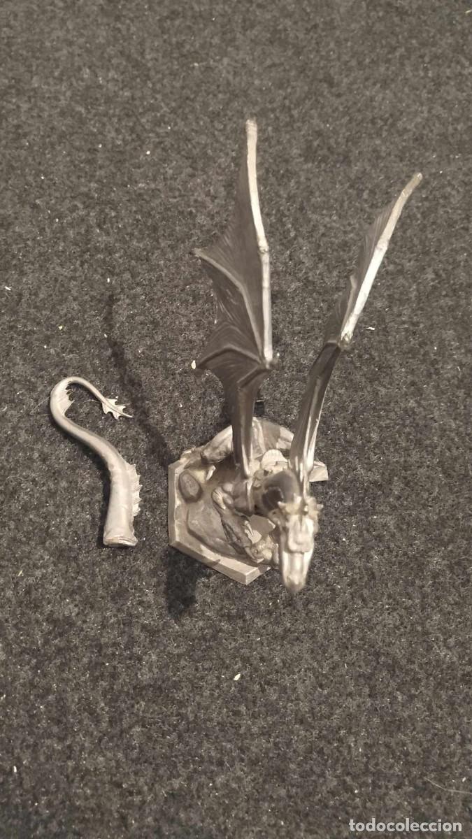 Plumas estilogr&aacute;ficas antiguas: dragon plomo 1988 warhammer - Foto 3