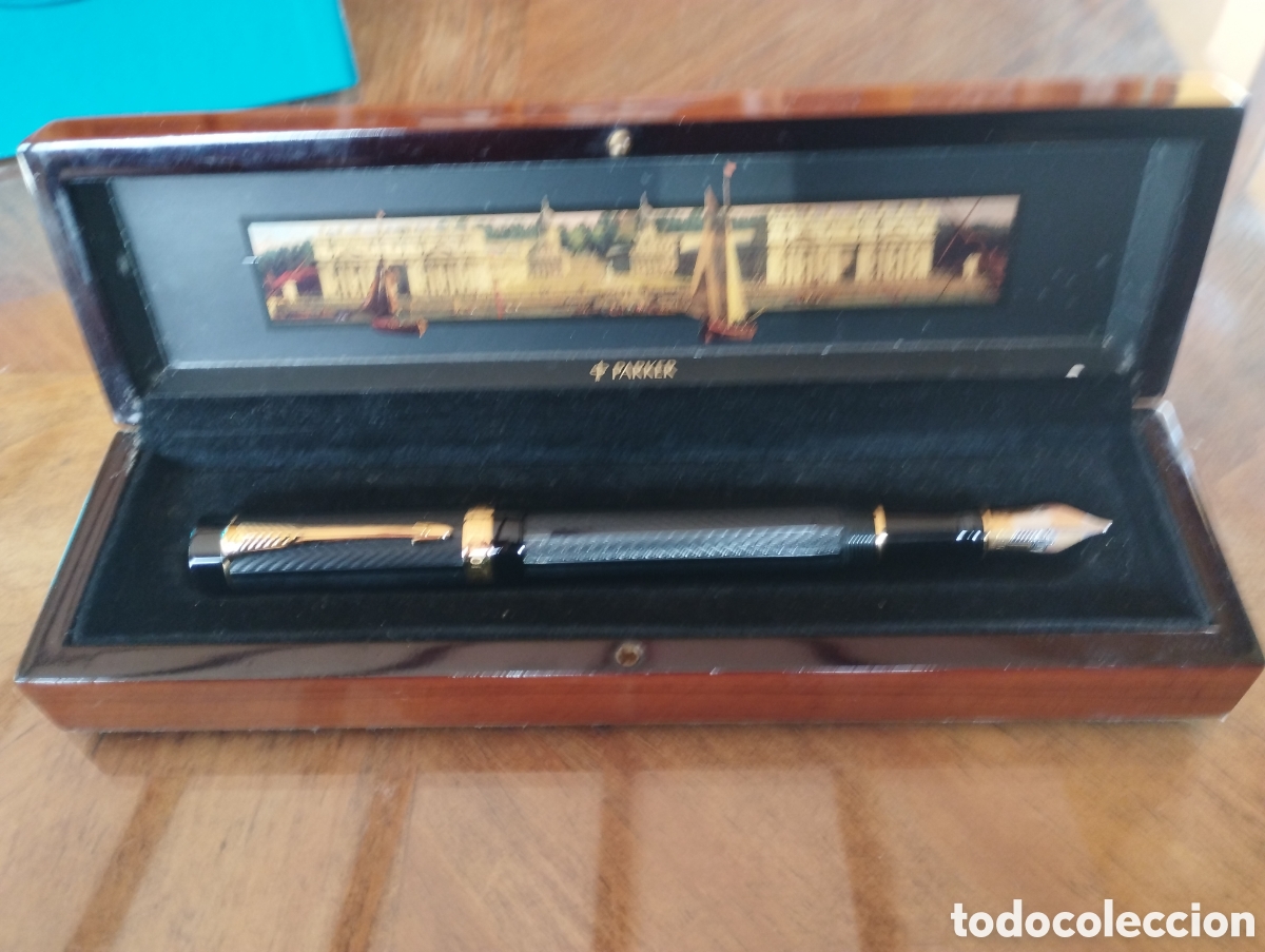 Plumas estilogr&aacute;ficas antiguas: Pluma Parker Duofold Greenwich - Foto 1