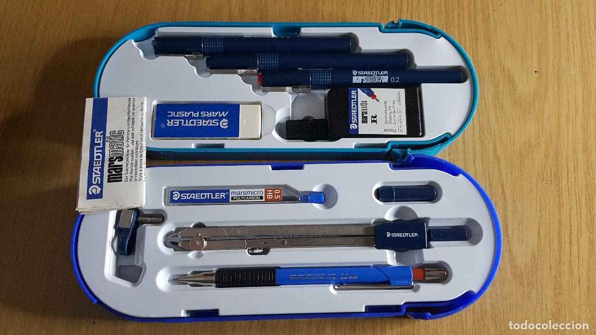 Plumas estilogr&aacute;ficas antiguas: STAEDTLER MARSMATIC TECHNISET DOBLE PISO NUEVO - Foto 3