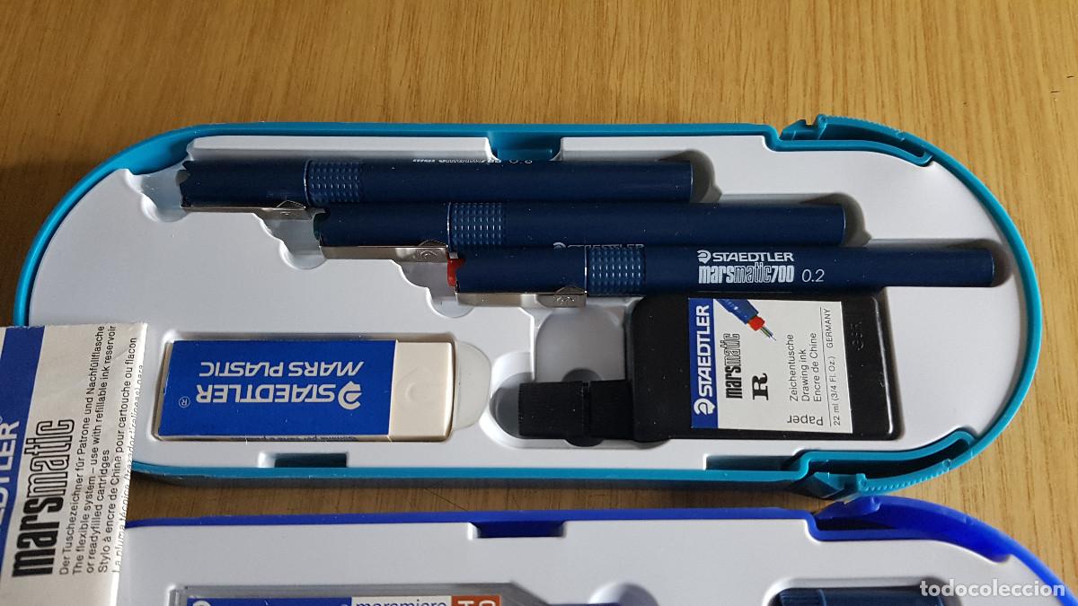 Plumas estilogr&aacute;ficas antiguas: STAEDTLER MARSMATIC TECHNISET DOBLE PISO NUEVO - Foto 4