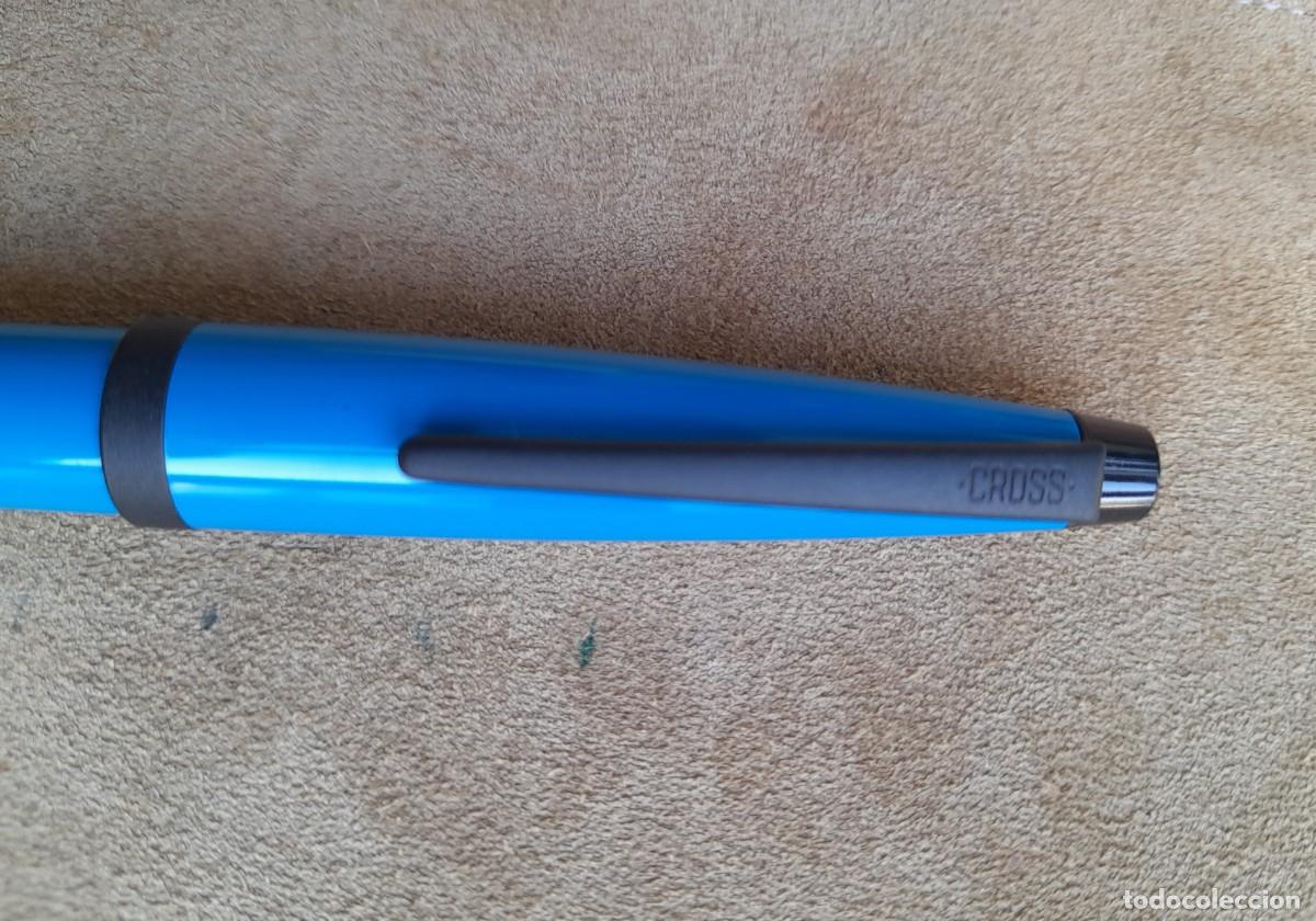 Plumas estilogr&aacute;ficas antiguas: BOLIGRAFO CROSS AZUL - Foto 2