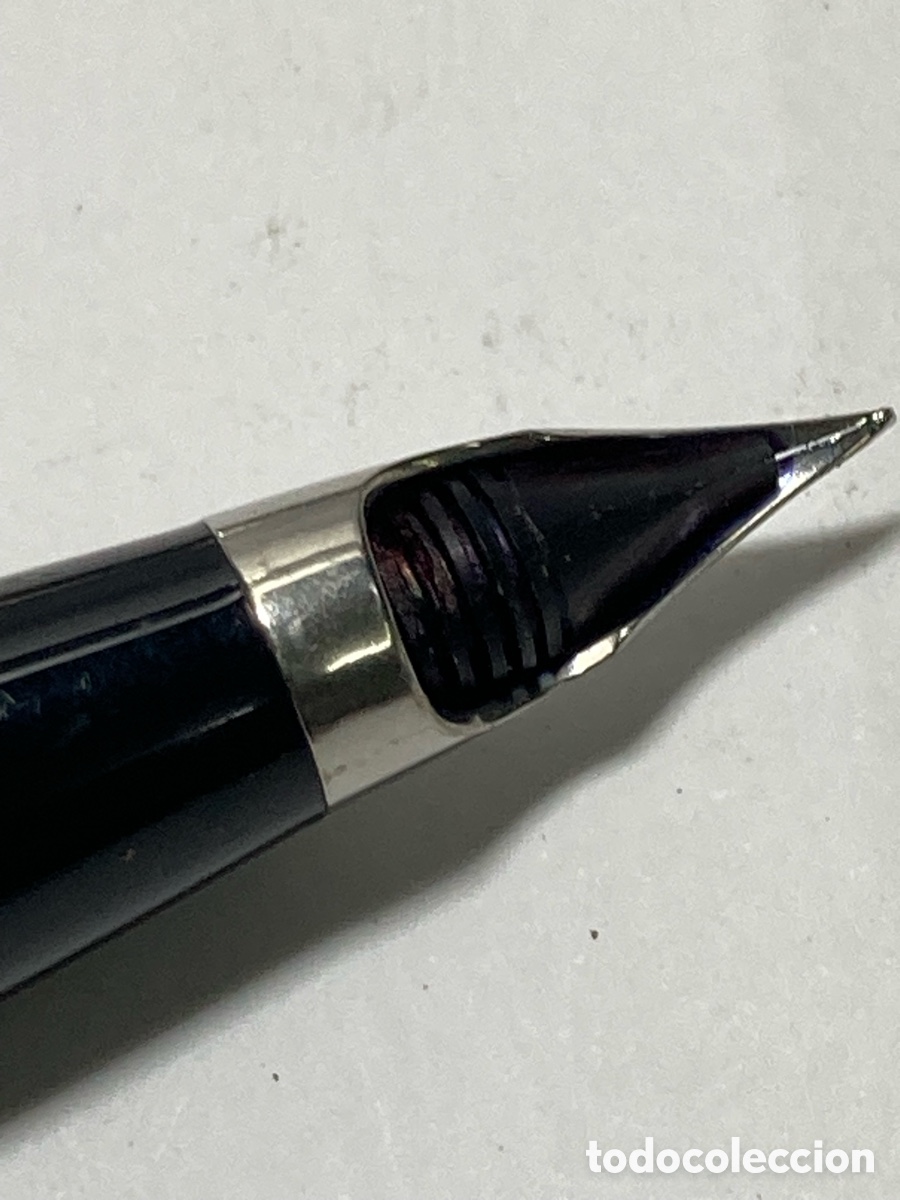 Plumas estilogr&aacute;ficas antiguas: SHEAFFER IMPERIAL. PL&Aacute;STICO NEGRO CARGA TOUCHDOWN /PLUMA12-8 - Foto 5