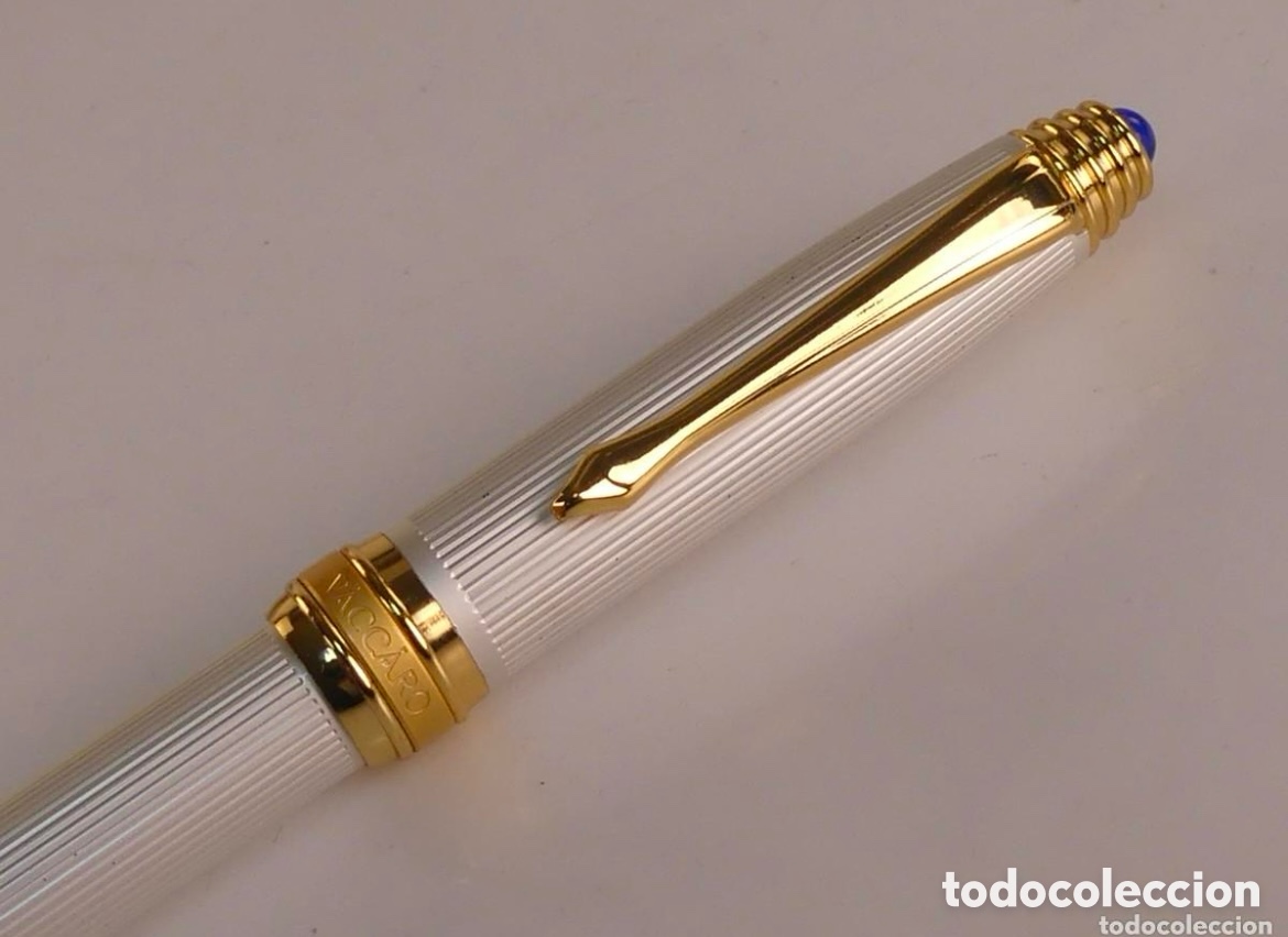 Plumas estilogr&aacute;ficas antiguas: PLUMA VACCARO DE COLECCI&Oacute;N CON CAJA - Foto 7