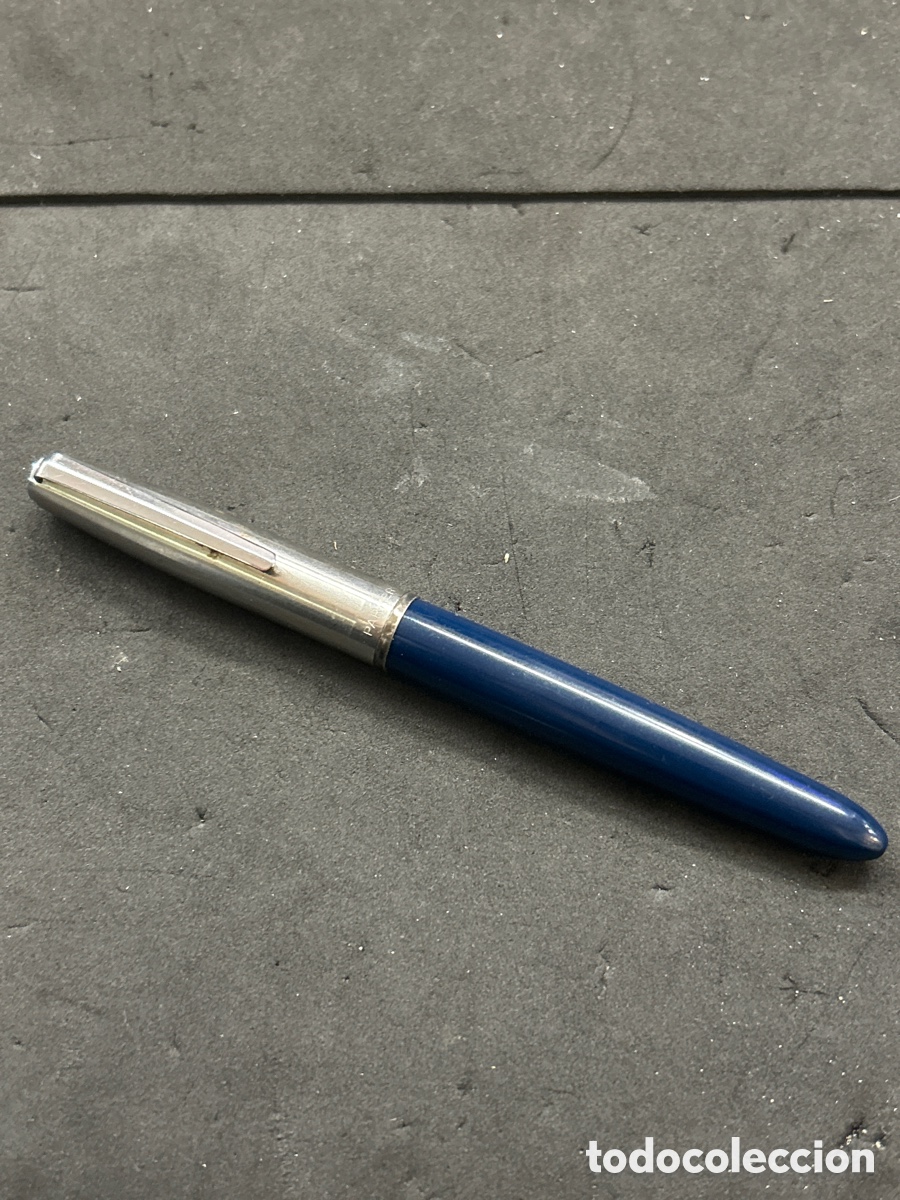 Plumas estilogr&aacute;ficas antiguas: Pluma Parker 21 azul - Foto 1