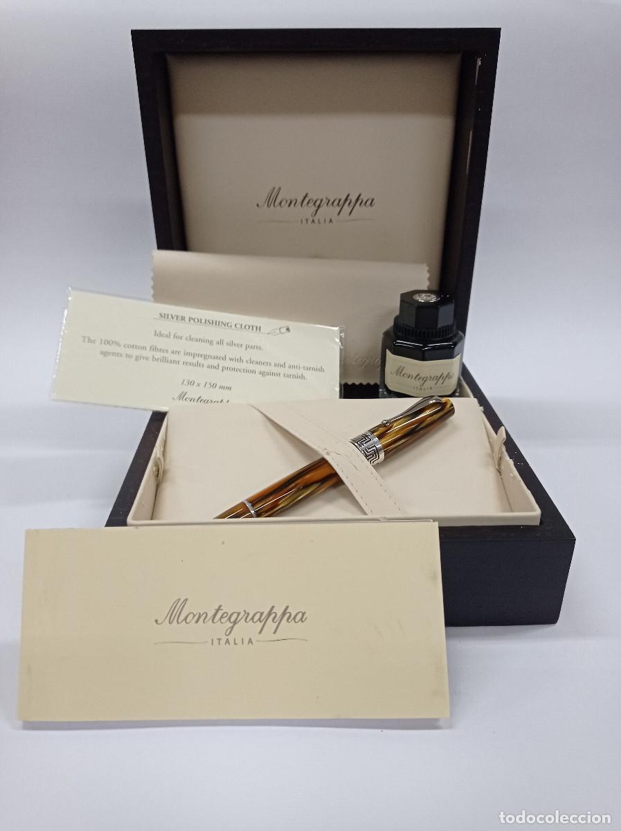 Plumas estilogr&aacute;ficas antiguas: MONTEGRAPPA TURTLE BROWN 1930 (1912) - Foto 1