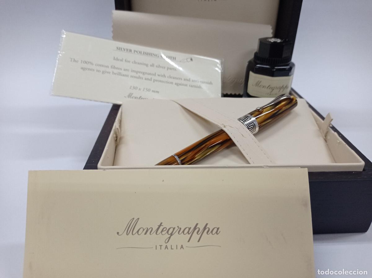 Plumas estilogr&aacute;ficas antiguas: MONTEGRAPPA TURTLE BROWN 1930 (1912) - Foto 2