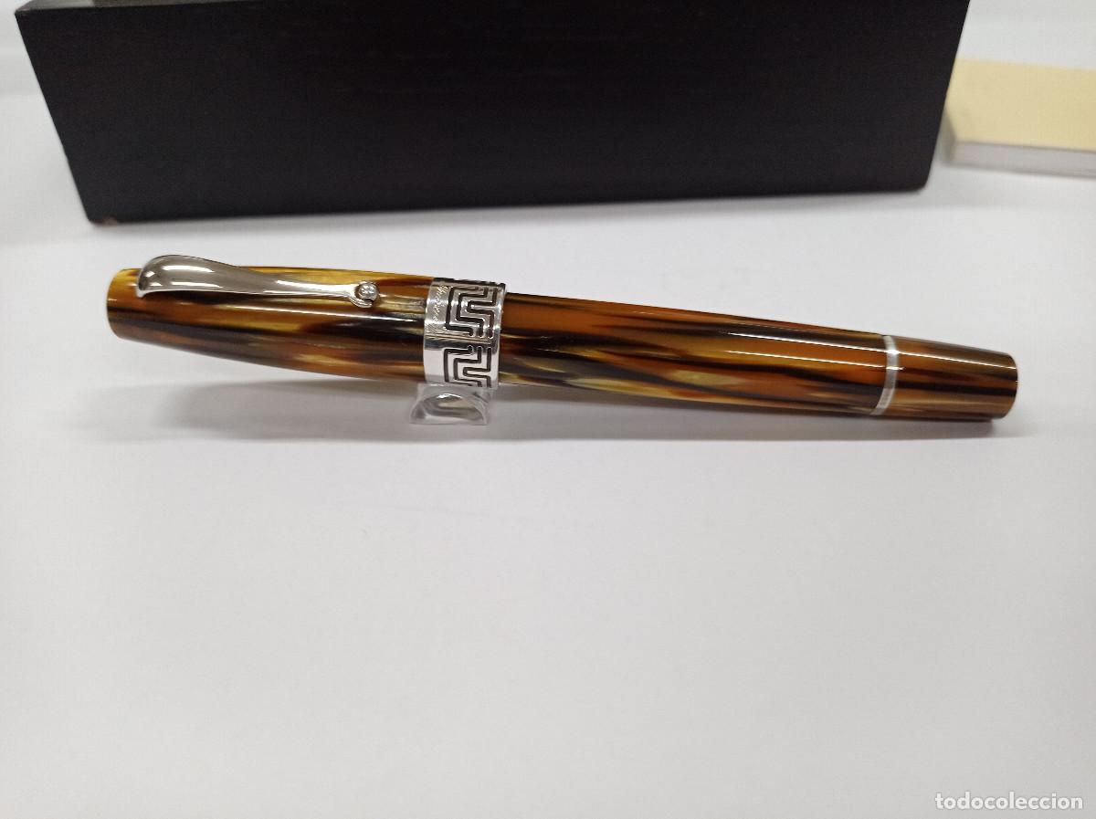Plumas estilogr&aacute;ficas antiguas: MONTEGRAPPA TURTLE BROWN 1930 (1912) - Foto 3