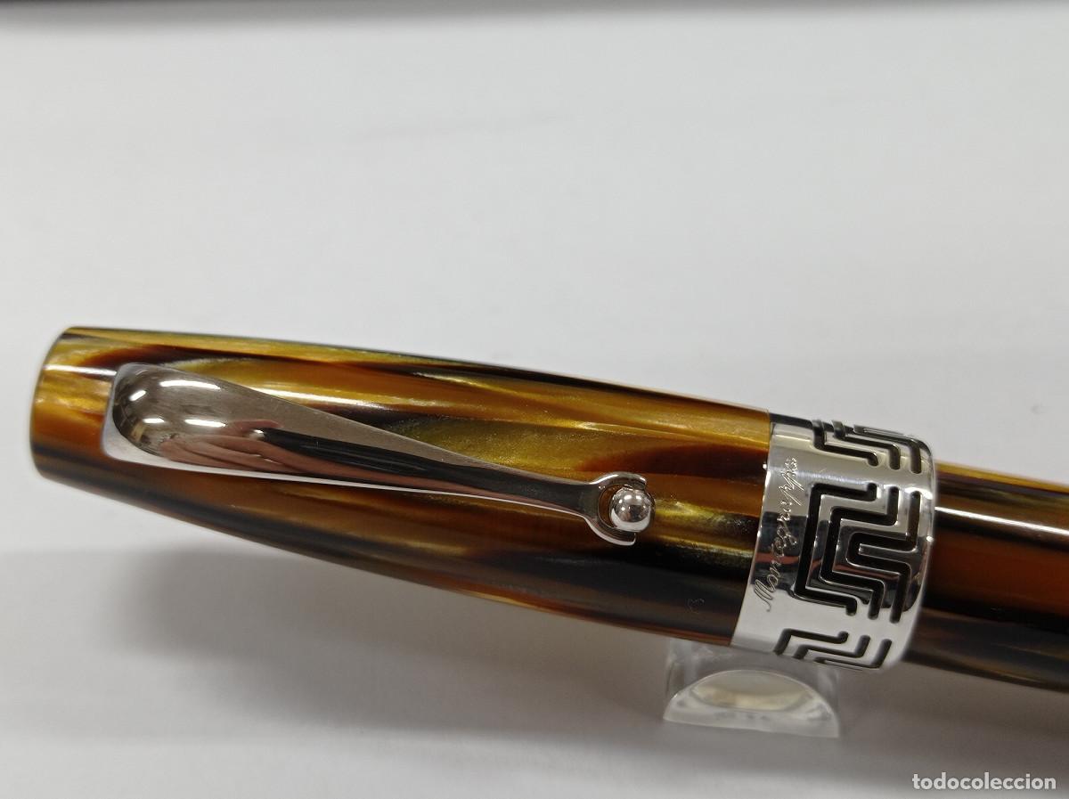 Plumas estilogr&aacute;ficas antiguas: MONTEGRAPPA TURTLE BROWN 1930 (1912) - Foto 4