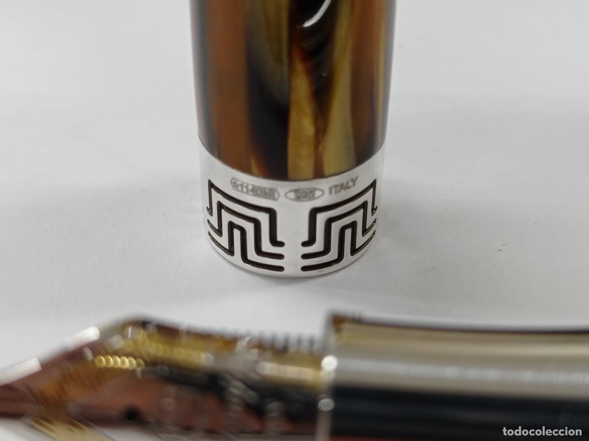 Plumas estilogr&aacute;ficas antiguas: MONTEGRAPPA TURTLE BROWN 1930 (1912) - Foto 5