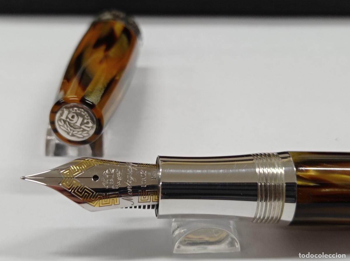 Plumas estilogr&aacute;ficas antiguas: MONTEGRAPPA TURTLE BROWN 1930 (1912) - Foto 9
