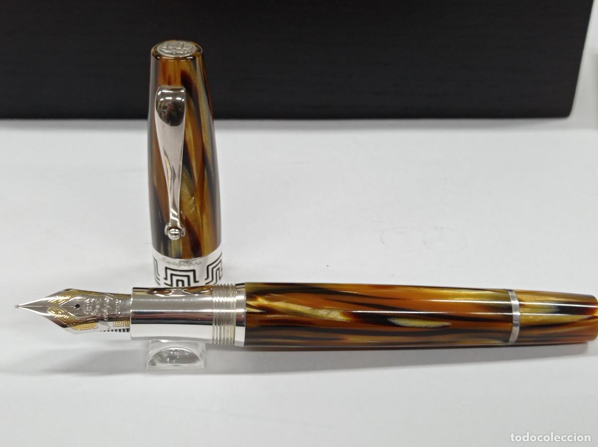 Plumas estilogr&aacute;ficas antiguas: MONTEGRAPPA TURTLE BROWN 1930 (1912) - Foto 10