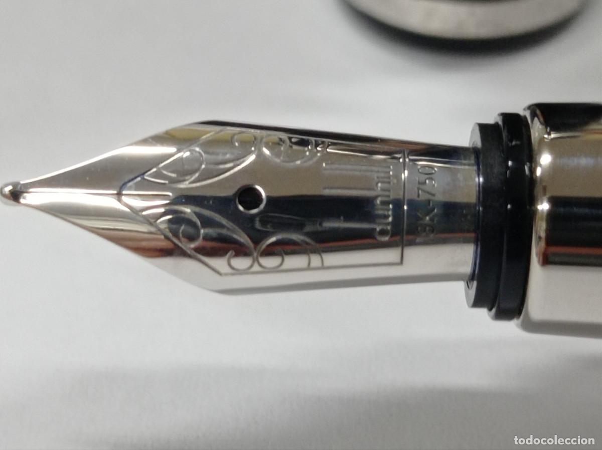 Plumas estilogr&aacute;ficas antiguas: DUNHILL SENTRYMAN BP AUGERGINE CHASSI - Foto 6
