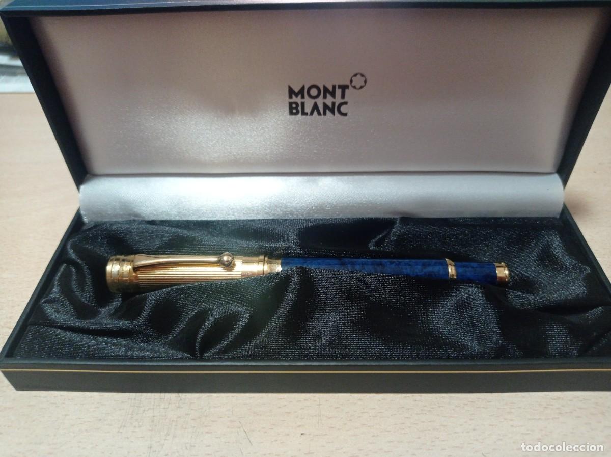 Plumas estilogr&aacute;ficas antiguas: Bonita pluma de la marca Mont Blanc - Foto 1