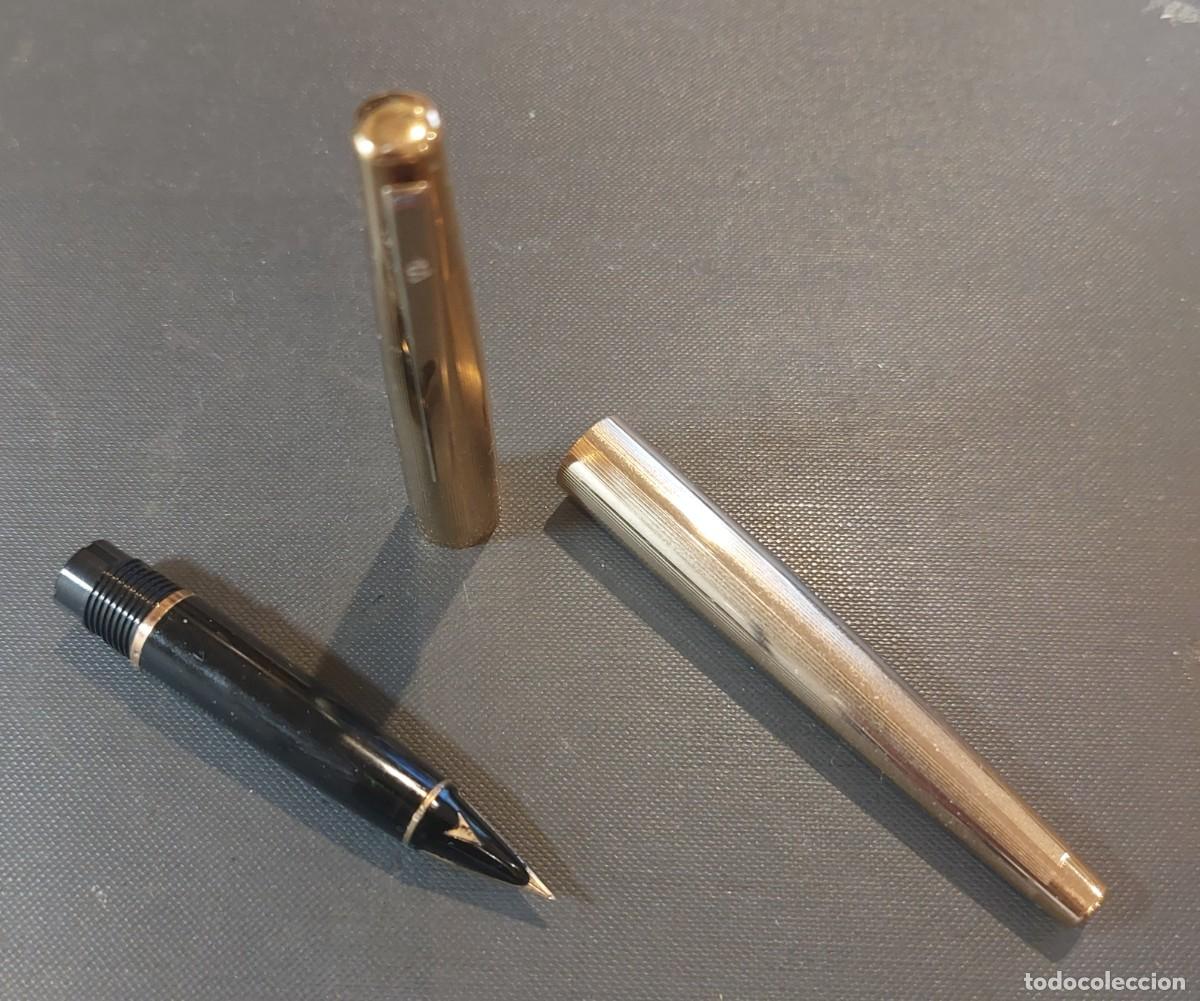 Plumas estilogr&aacute;ficas antiguas: PLUMA SHEAFFER DORADA - Foto 2