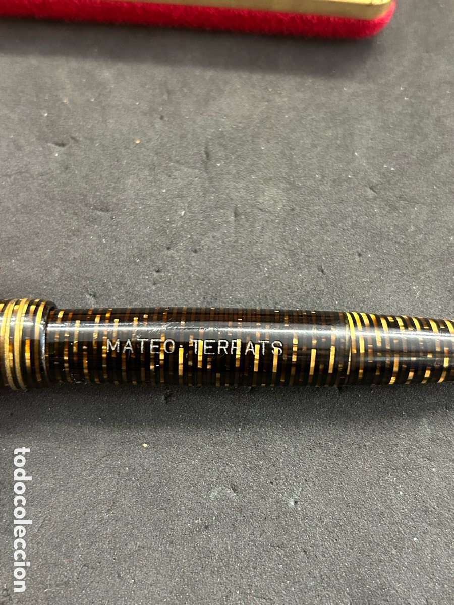 Plumas estilogr&aacute;ficas antiguas: Pluma Parker Vacumatic plumin 14k - Foto 4