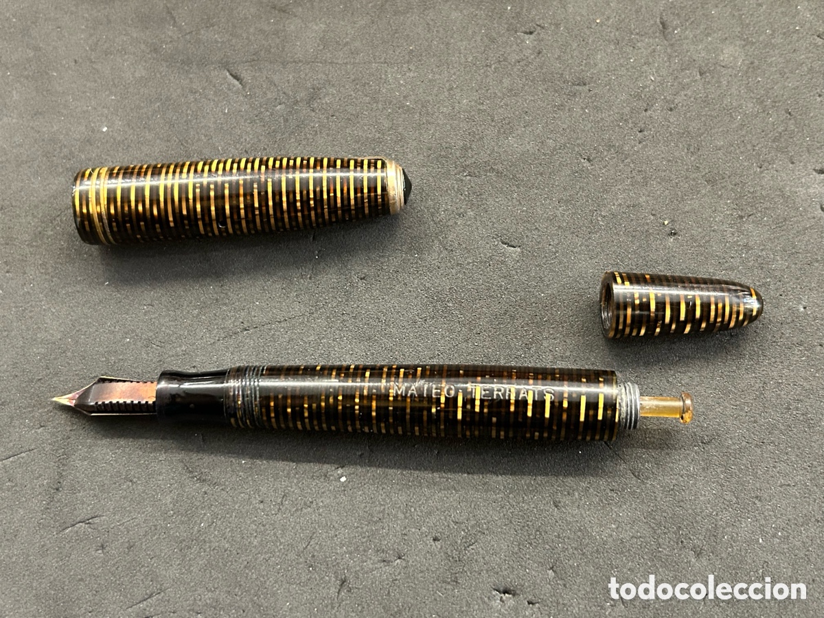 Plumas estilogr&aacute;ficas antiguas: Pluma Parker Vacumatic plumin 14k - Foto 5